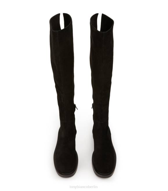 kniehohe Stiefel| de Tony Bianco Frauen Lange Stiefel von Chasey schwarzes Wildleder 4624418